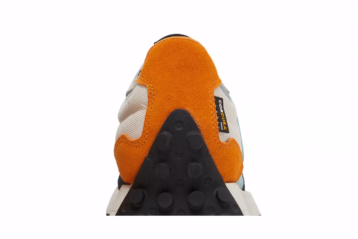 New Balance 327 Moonbeam Madras Orange, view 8