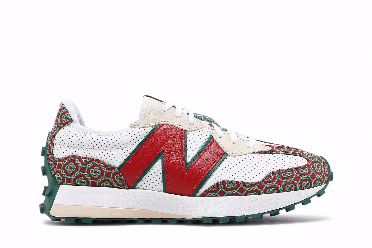 Casablanca x New Balance 327 Red Monogram, view 2