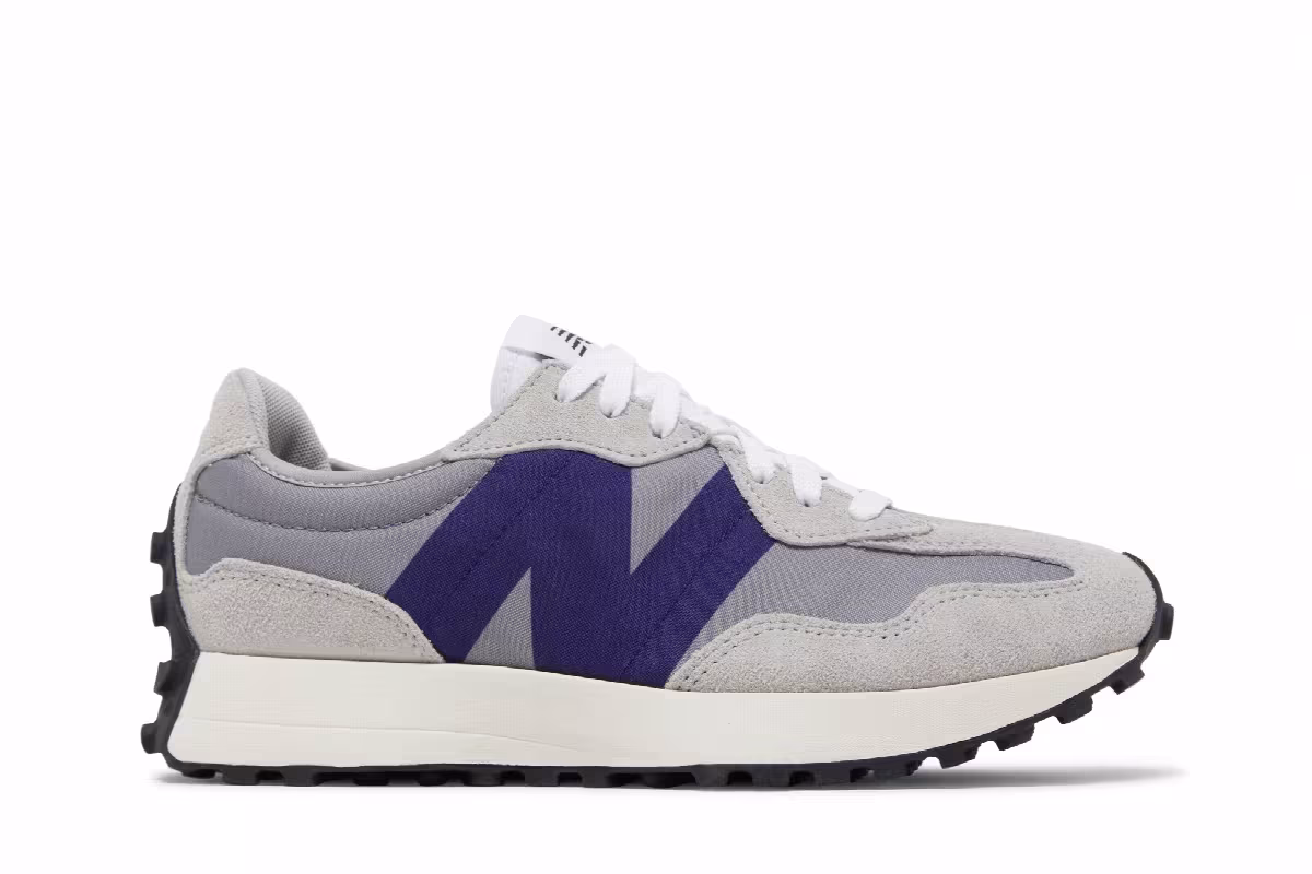 New Balance 327 Rain Cloud Virtual Violet, view 2