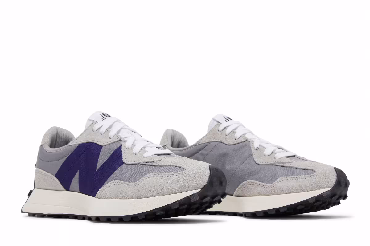 New Balance 327 Rain Cloud Virtual Violet, view 9