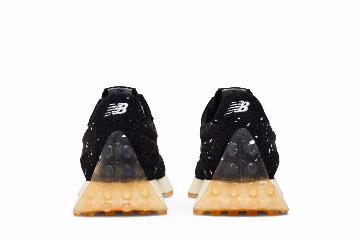 Joshua Vides x New Balance 327 Black Splatter, view 7