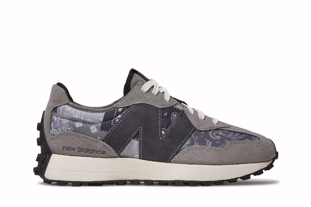 Shoe Palace x New Balance 327 Unity Pack - Heritage Grey, view 2