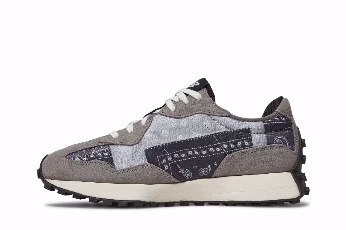 Shoe Palace x New Balance 327 Unity Pack - Heritage Grey, view 4