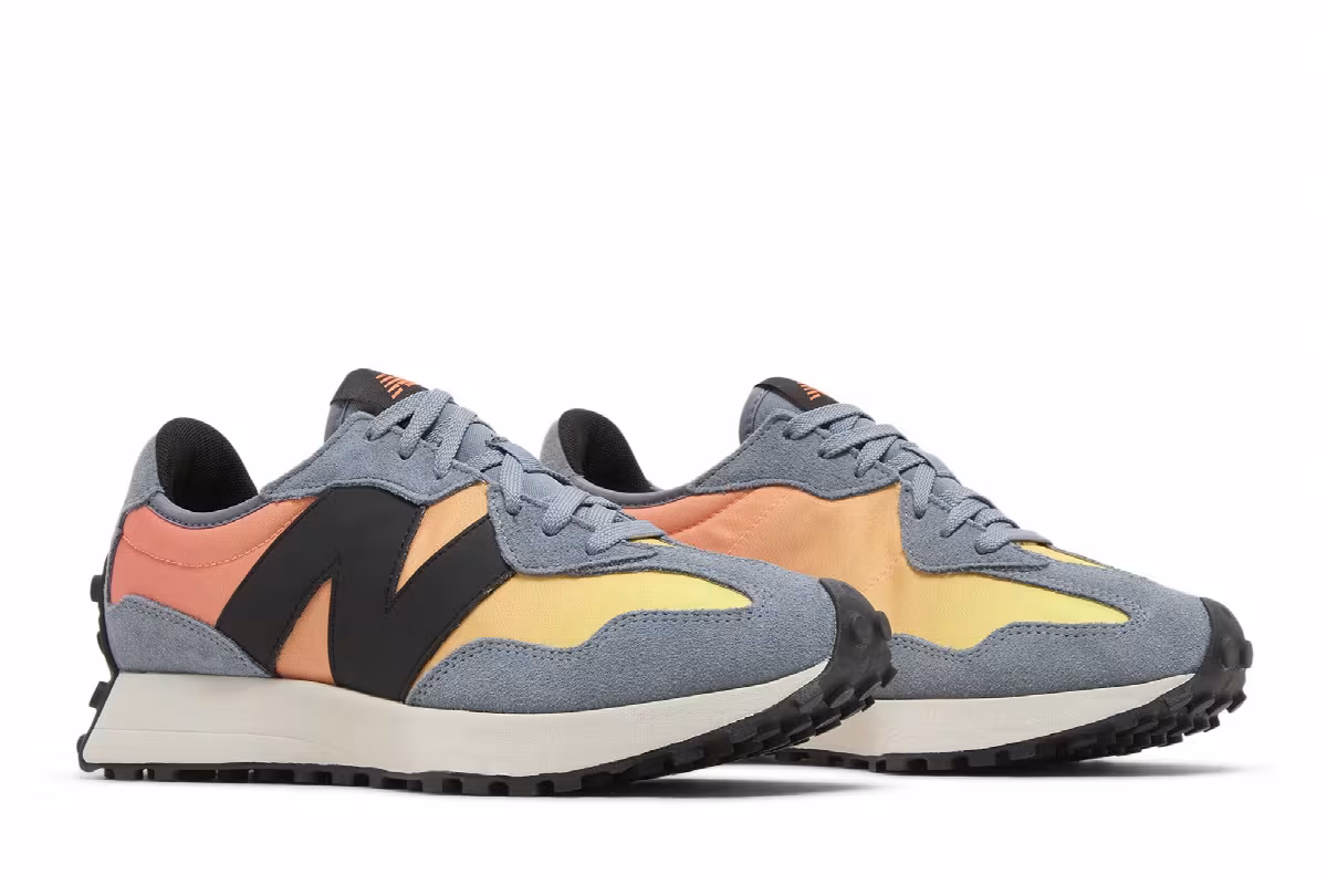 New Balance 327 Citrus Punch Cyclone, view 9