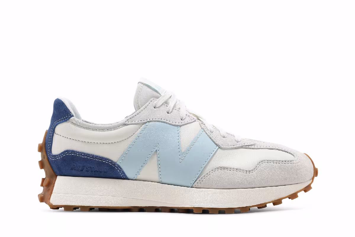 STAUD x New Balance 327 Sea Salt Atlantic, view 2