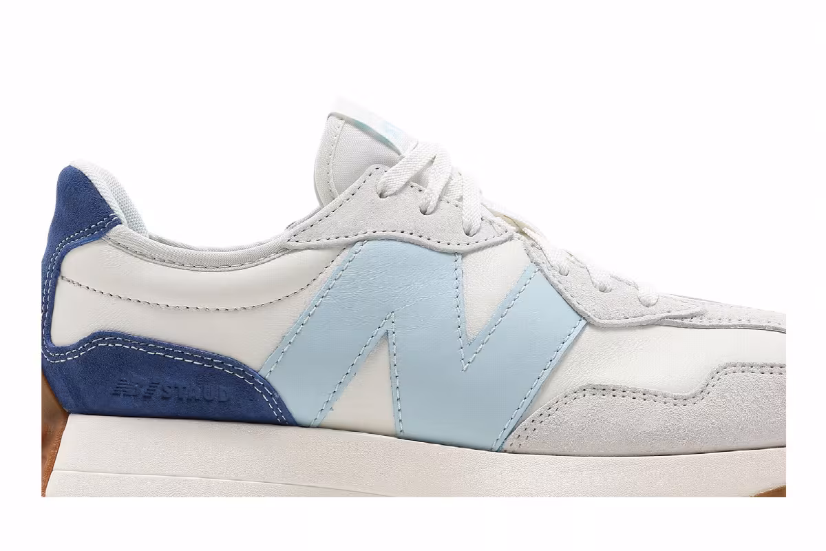 STAUD x New Balance 327 Sea Salt Atlantic, view 3
