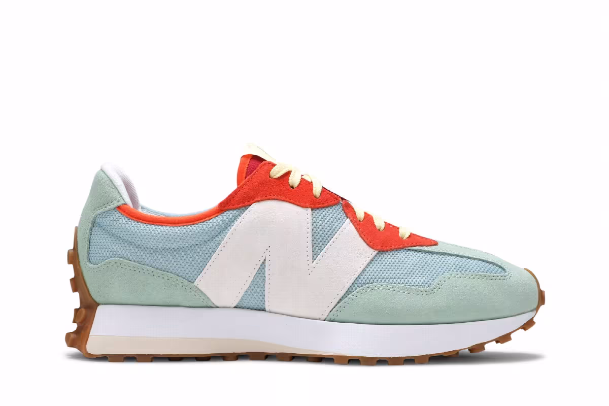 New Balance Todd Snyder x 327 Farmers Market Pack - Pineapple, view 2