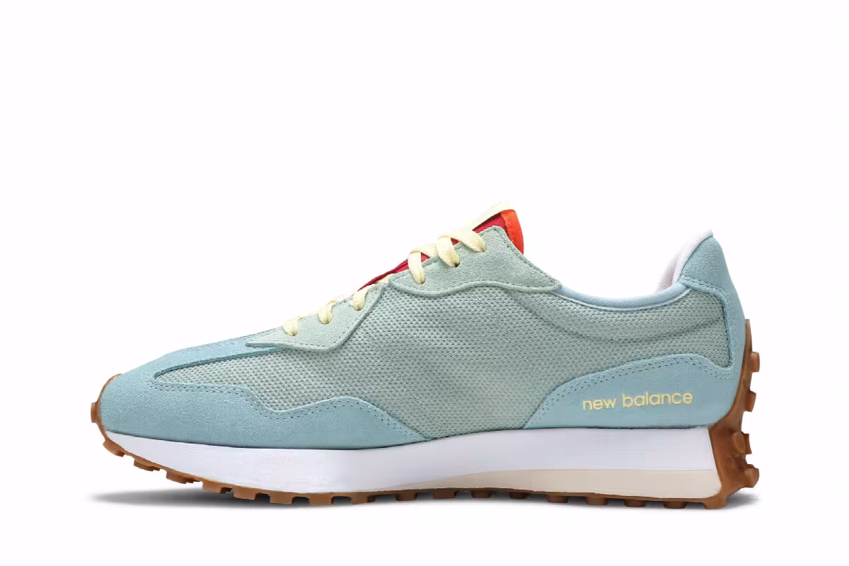 New Balance Todd Snyder x 327 Farmers Market Pack - Pineapple, view 4