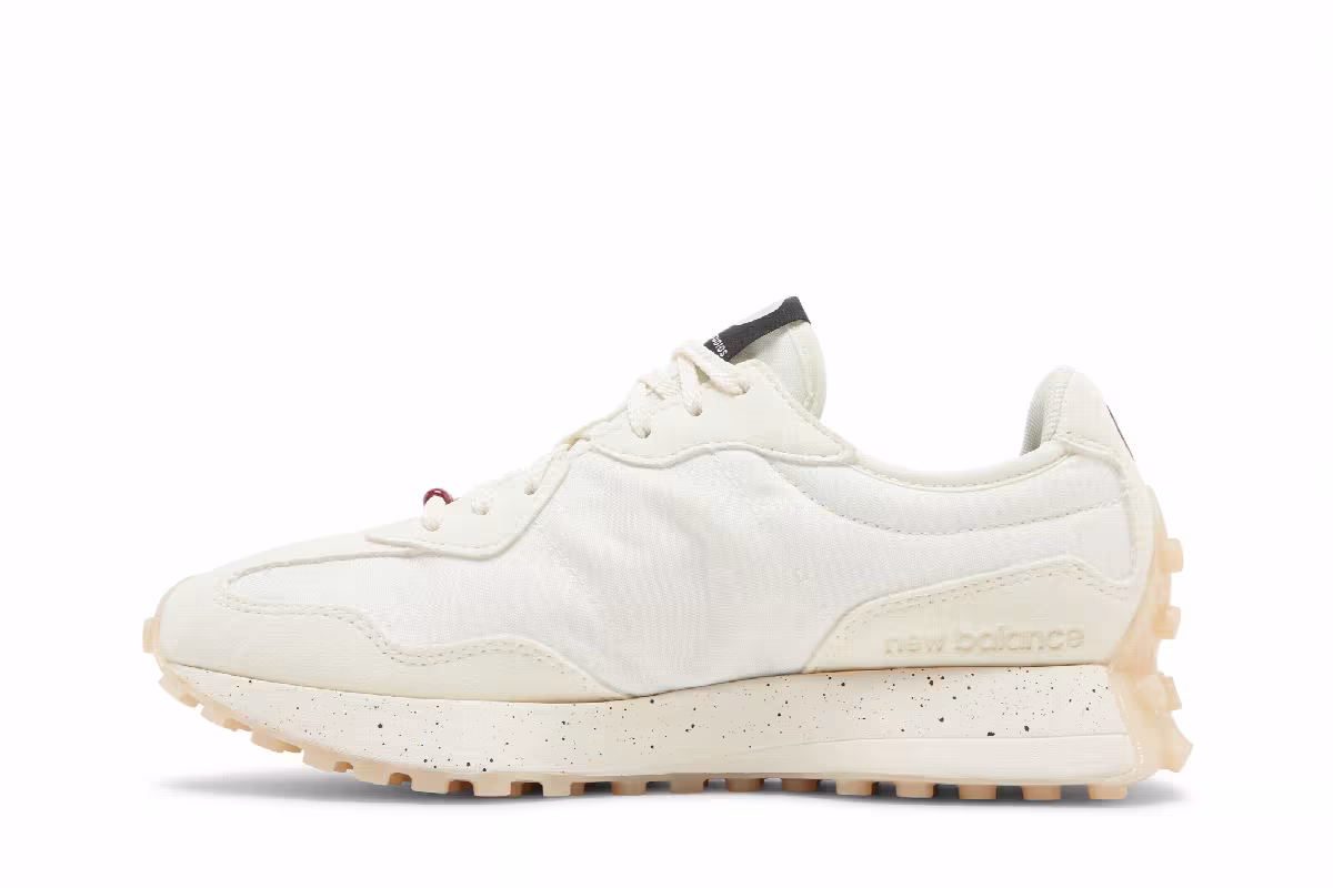 ColorsxStudios x New Balance 327 Snow White Rumba Red, view 4