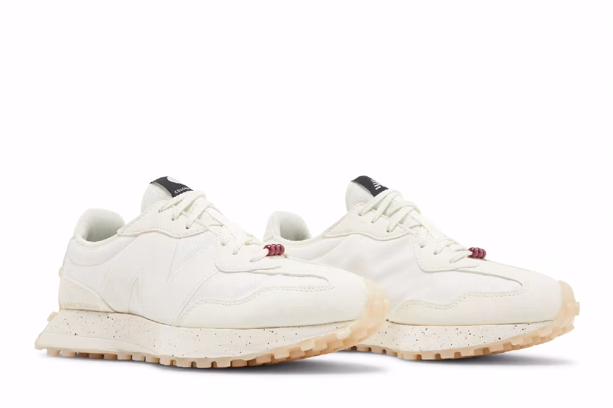 ColorsxStudios x New Balance 327 Snow White Rumba Red, view 9