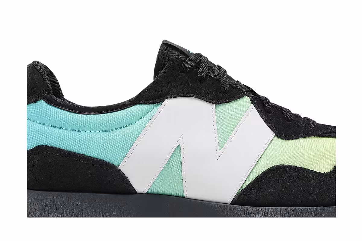 New Balance 327 Summer Jade Black, view 3