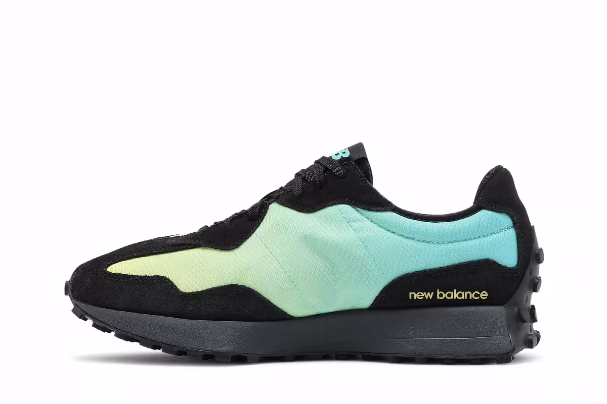 New Balance 327 Summer Jade Black, view 4