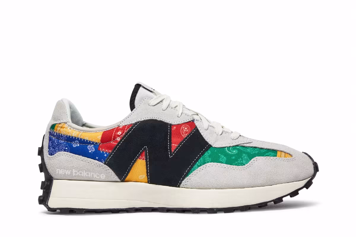 Shoe Palace x New Balance 327 Unity Pack - Patchwork Bandana, view 2
