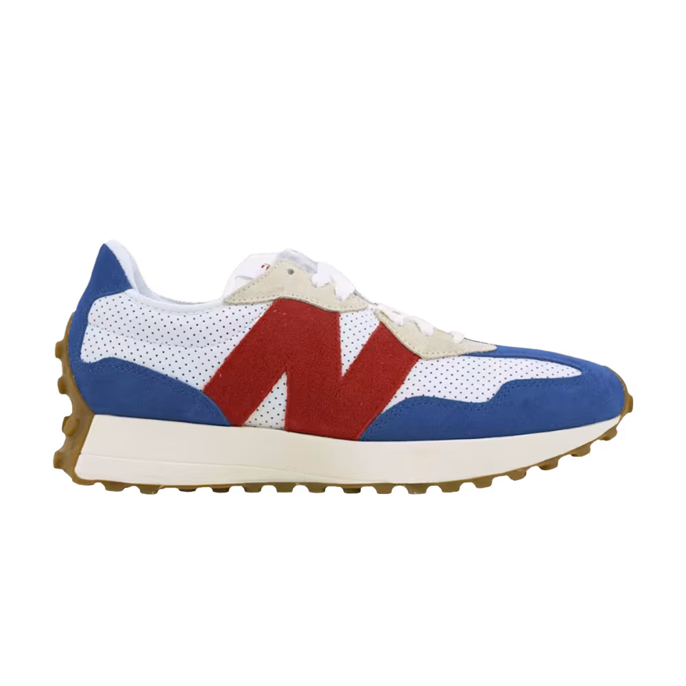 New Balance 327 White Blue Red JD Exclusive