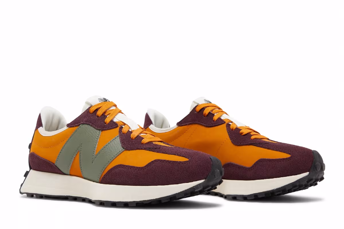 New Balance 327 Madras Orange, view 9