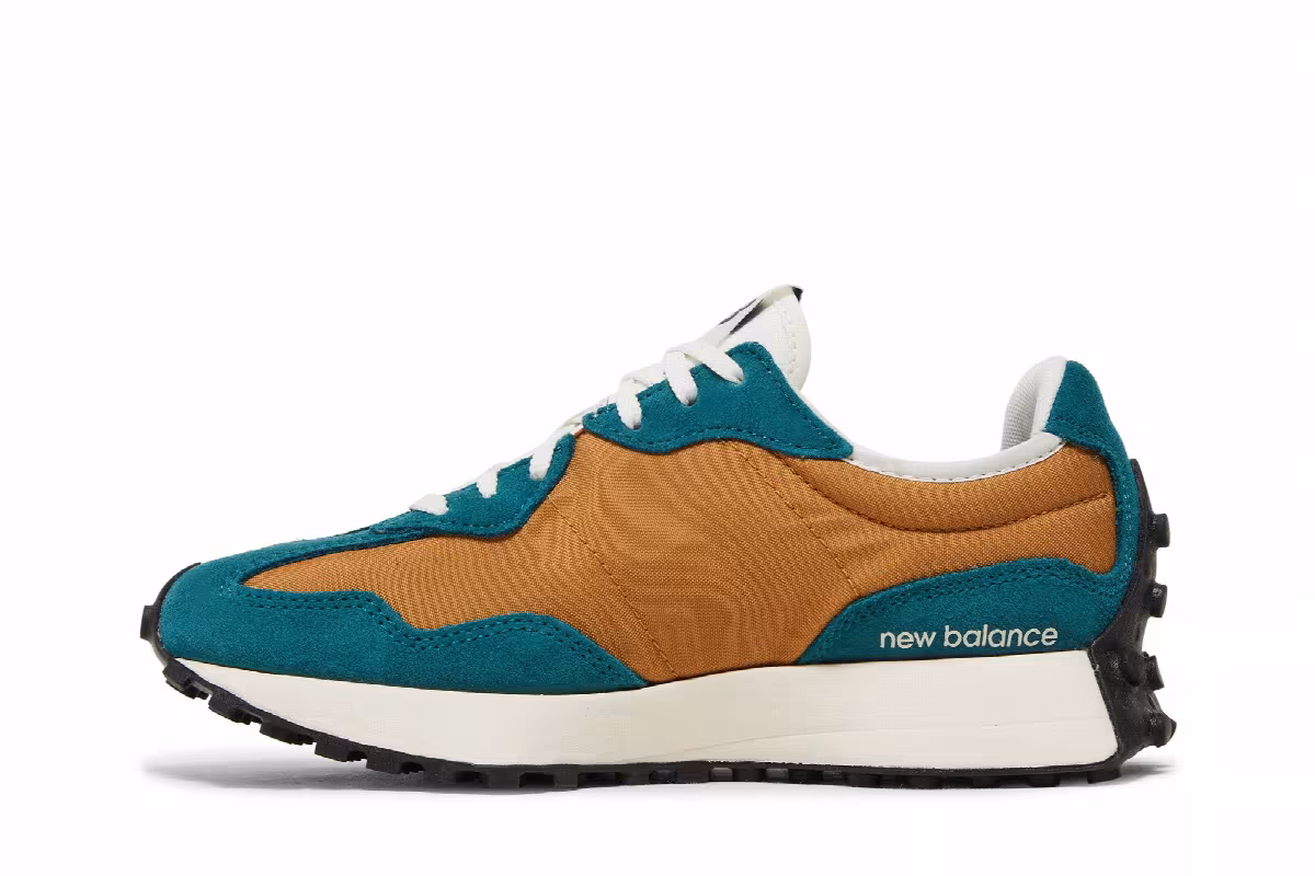 New Balance Women's 327 Mountain Teal Workwear, view 4