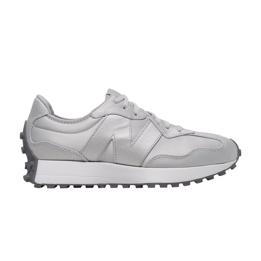 New Balance Women's 327 Light Aluminum Gunmetal