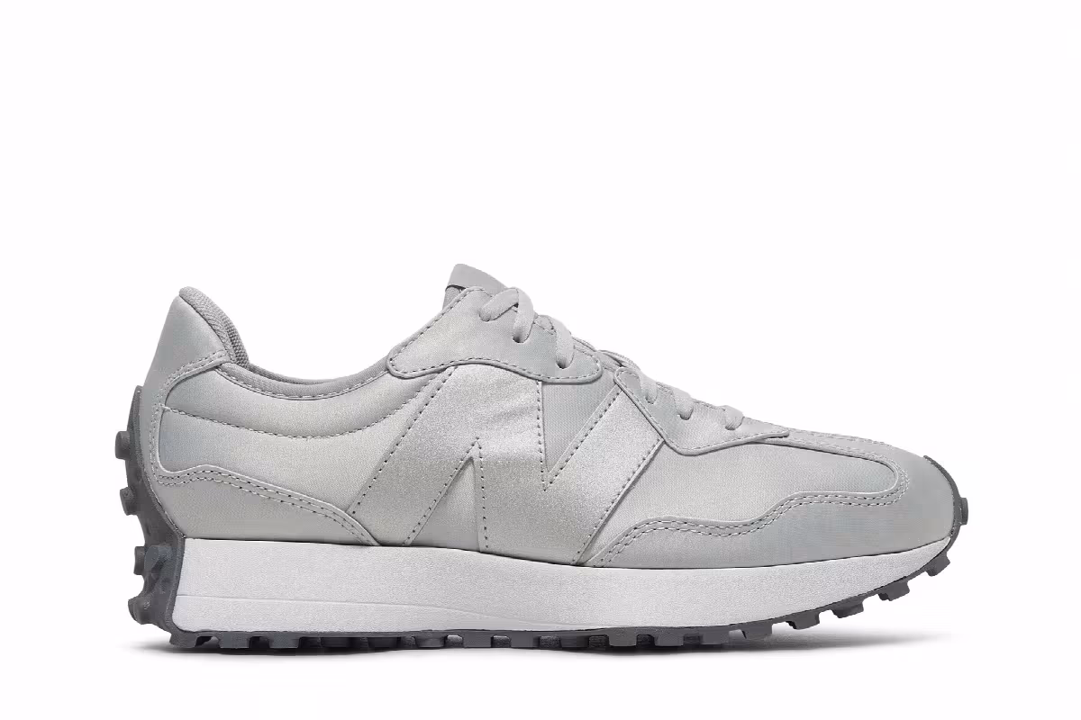 New Balance Women's 327 Light Aluminum Gunmetal, view 2