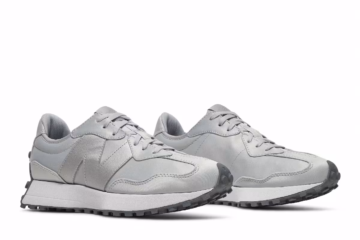 New Balance Women's 327 Light Aluminum Gunmetal, view 9