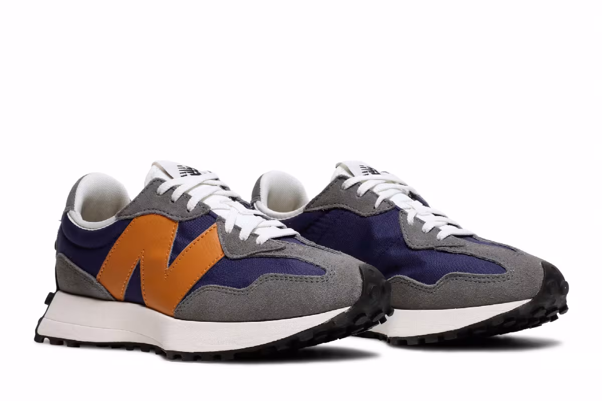 New Balance Women's 327 Castlerock Night Tide, view 9