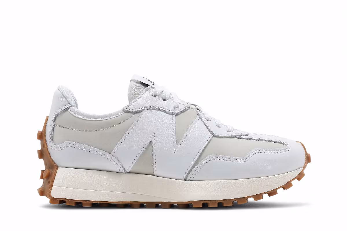 New Balance Women's 327v1 White Moonbeam, view 2