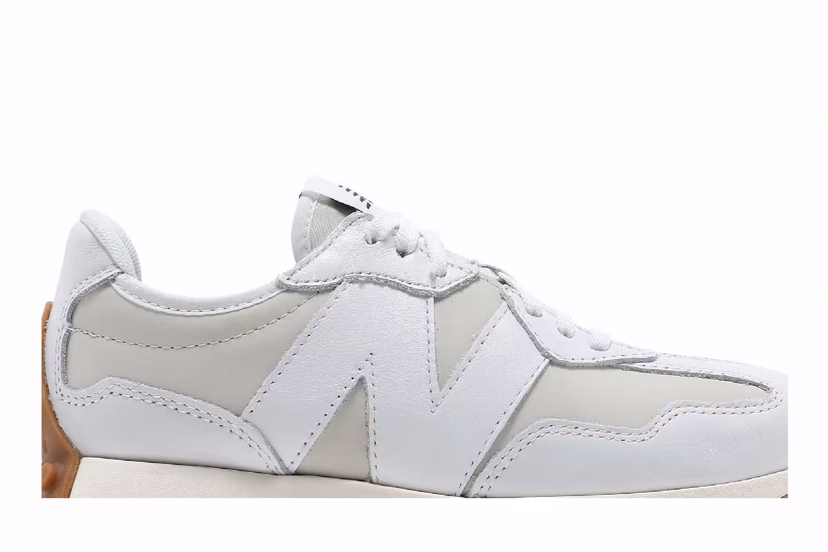 New Balance Women's 327v1 White Moonbeam, view 3
