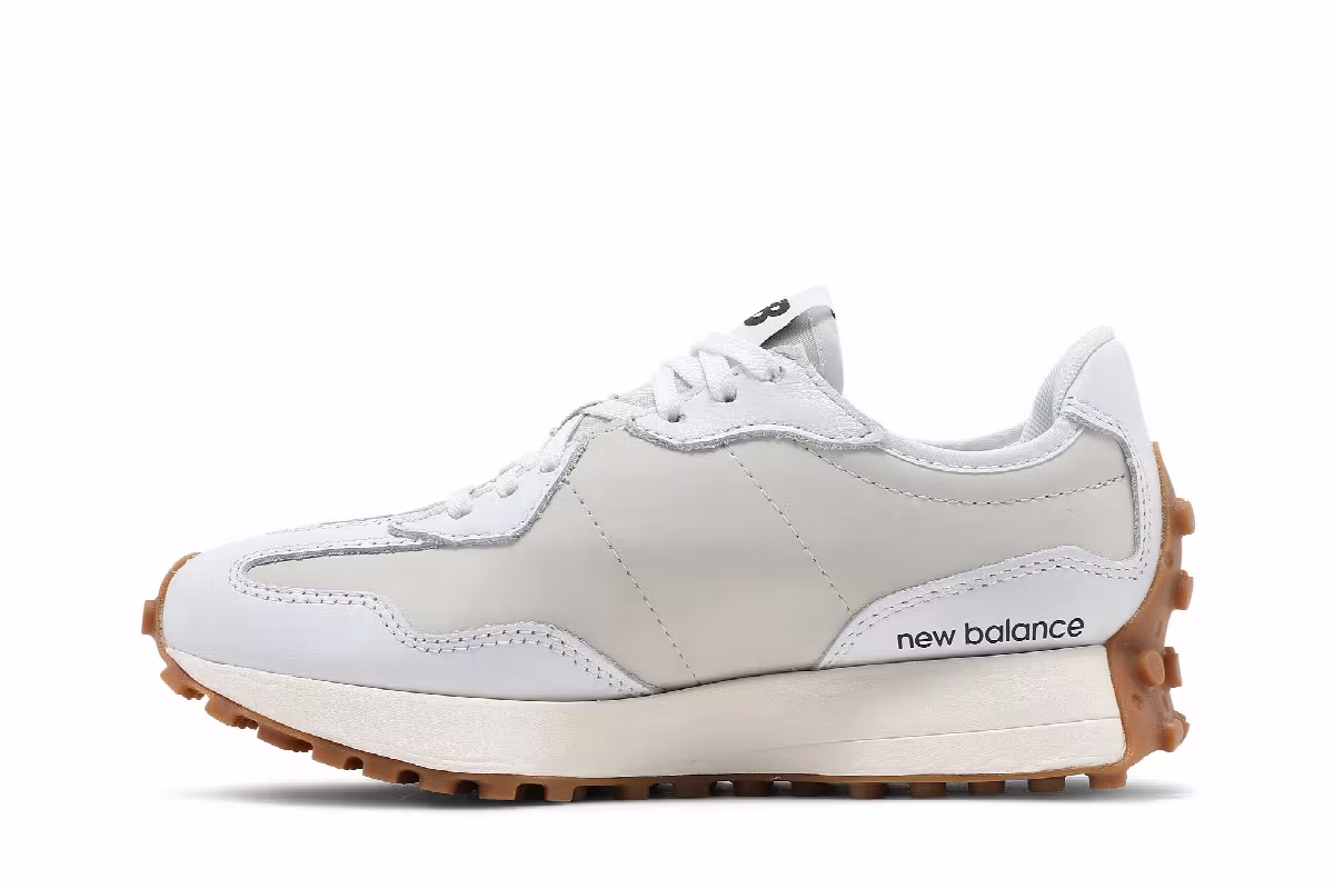 New Balance Women's 327v1 White Moonbeam, view 4
