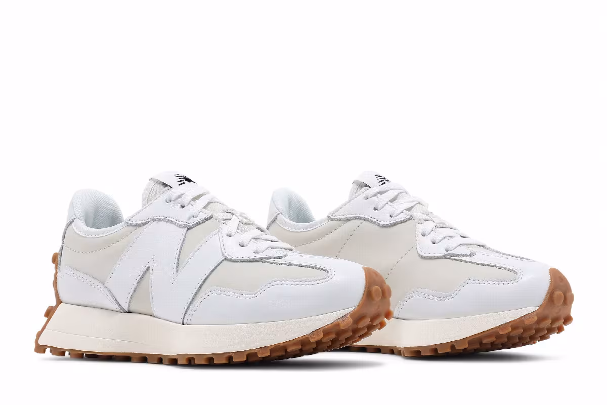 New Balance Women's 327v1 White Moonbeam, view 9