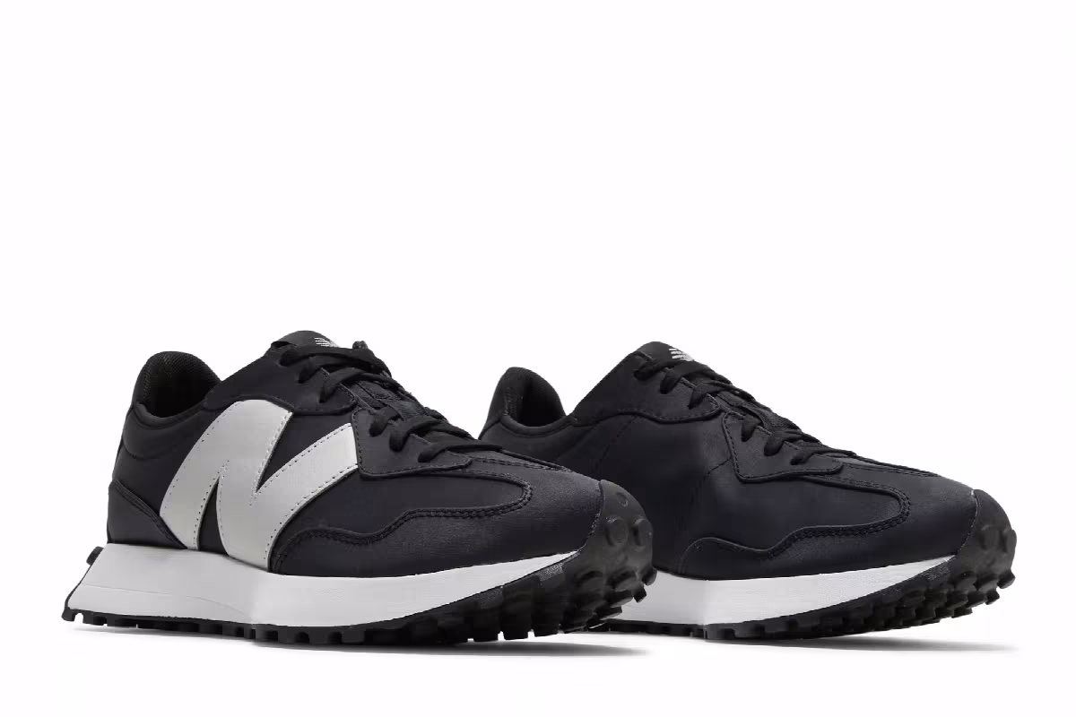New Balance Women's 327 Black Gunmetal, view 9
