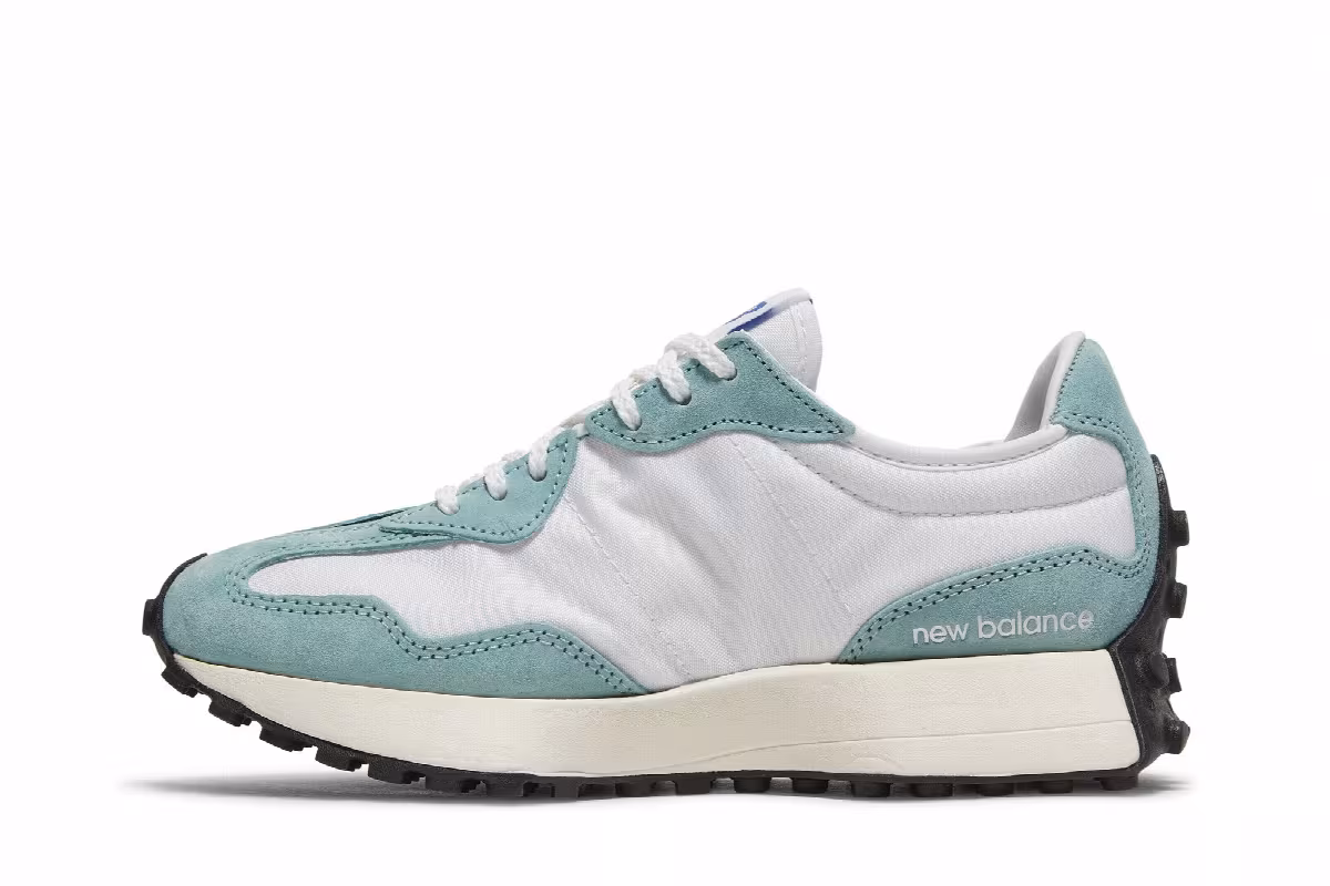 New Balance Women's 327 Storm Blue Deep Sky, view 4