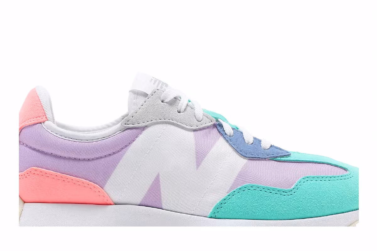 New Balance Women's 327 Dark Violet Summer Jade, view 3