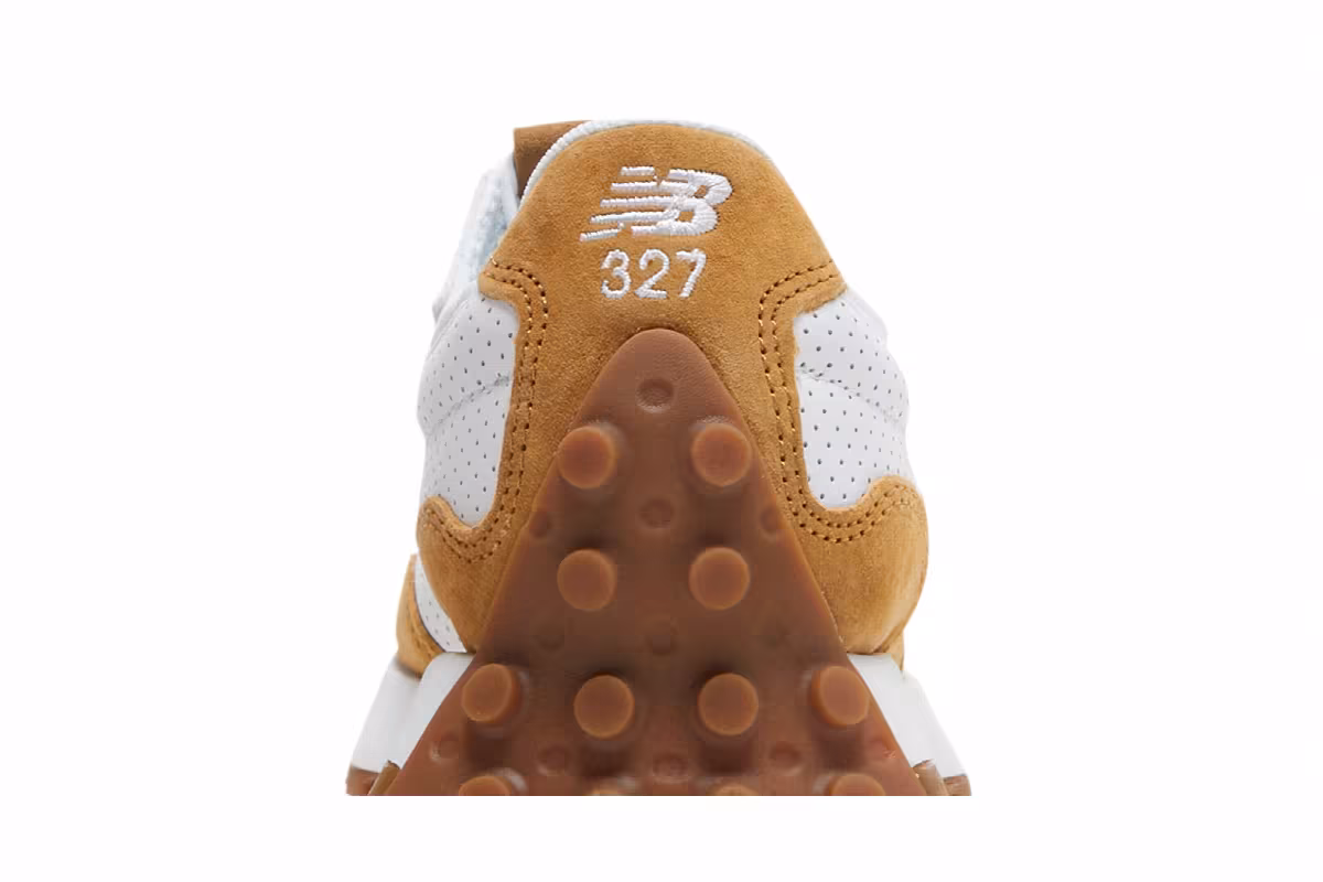 Bandier x New Balance Women's 327 White Workwear, view 8