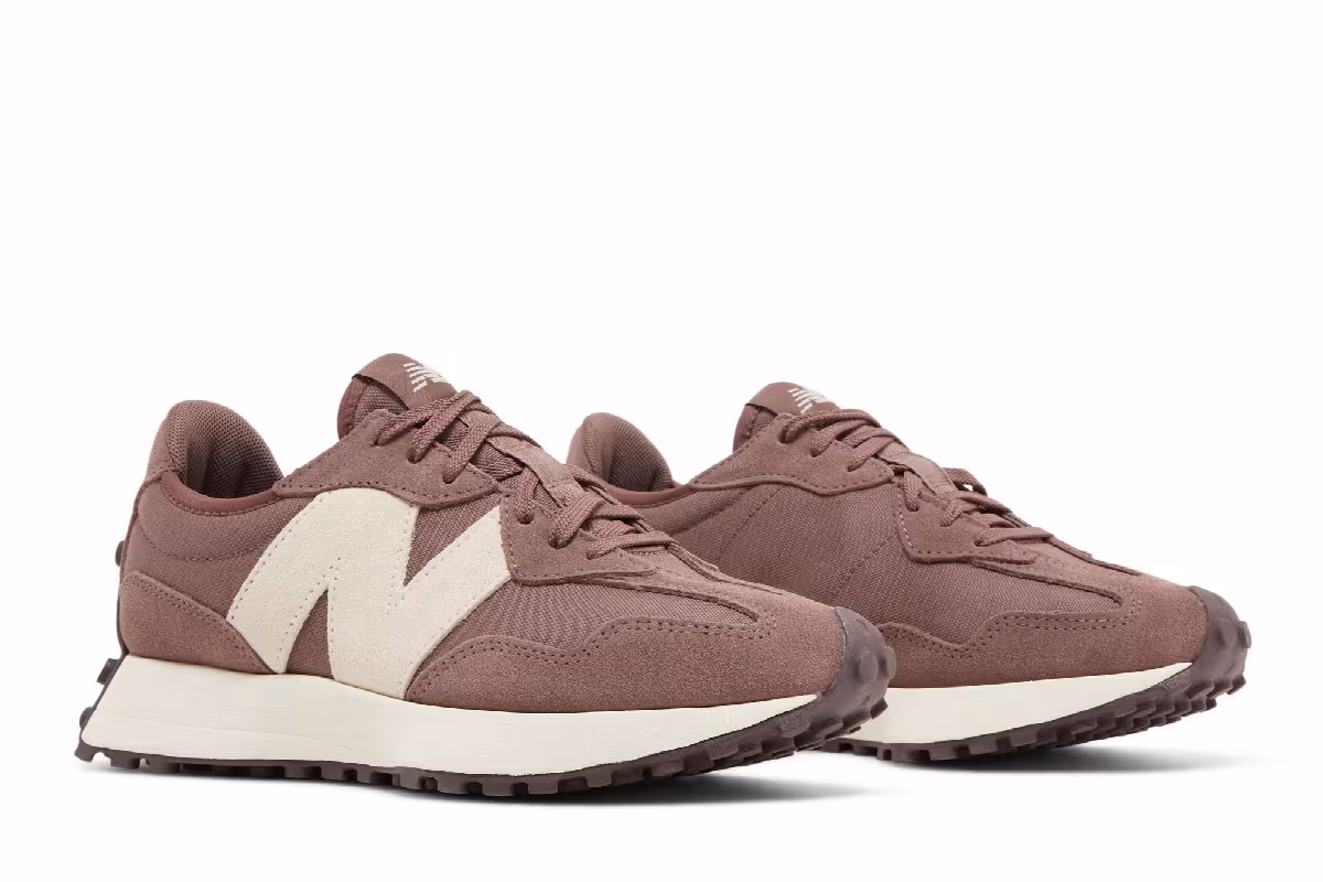 New Balance Women's 327 Black Fig, view 9