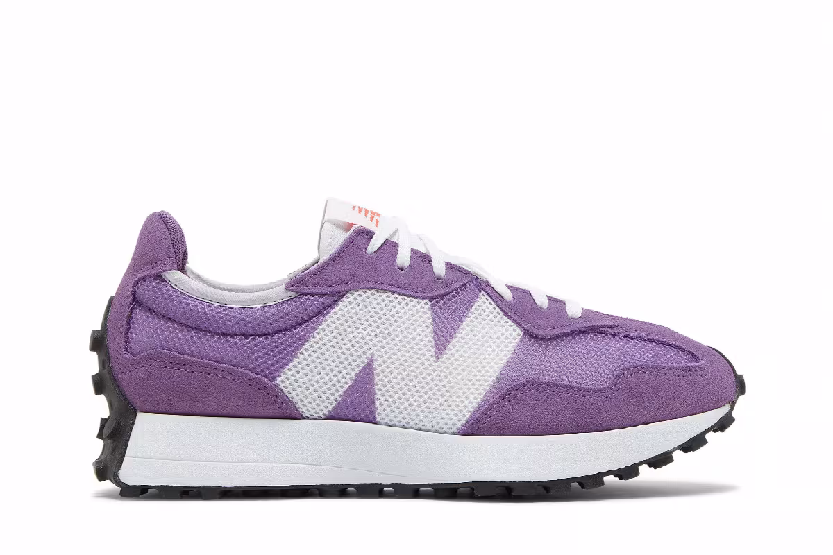 New Balance Women's 327 Virtual Violet, view 2