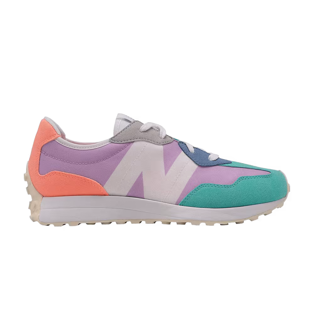 New Balance 327 Little Kid Wide Dark Violet Glow Summer Jade