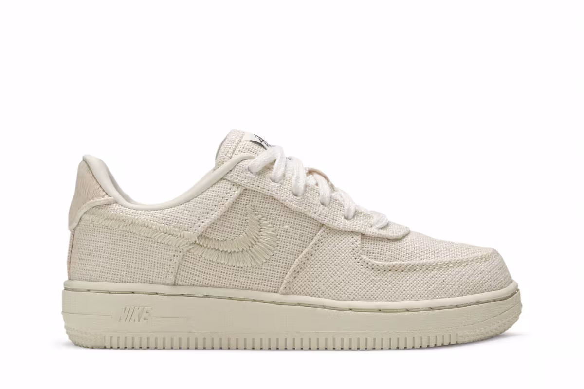 Stussy x Nike Air Force 1 Low PS Fossil, view 2