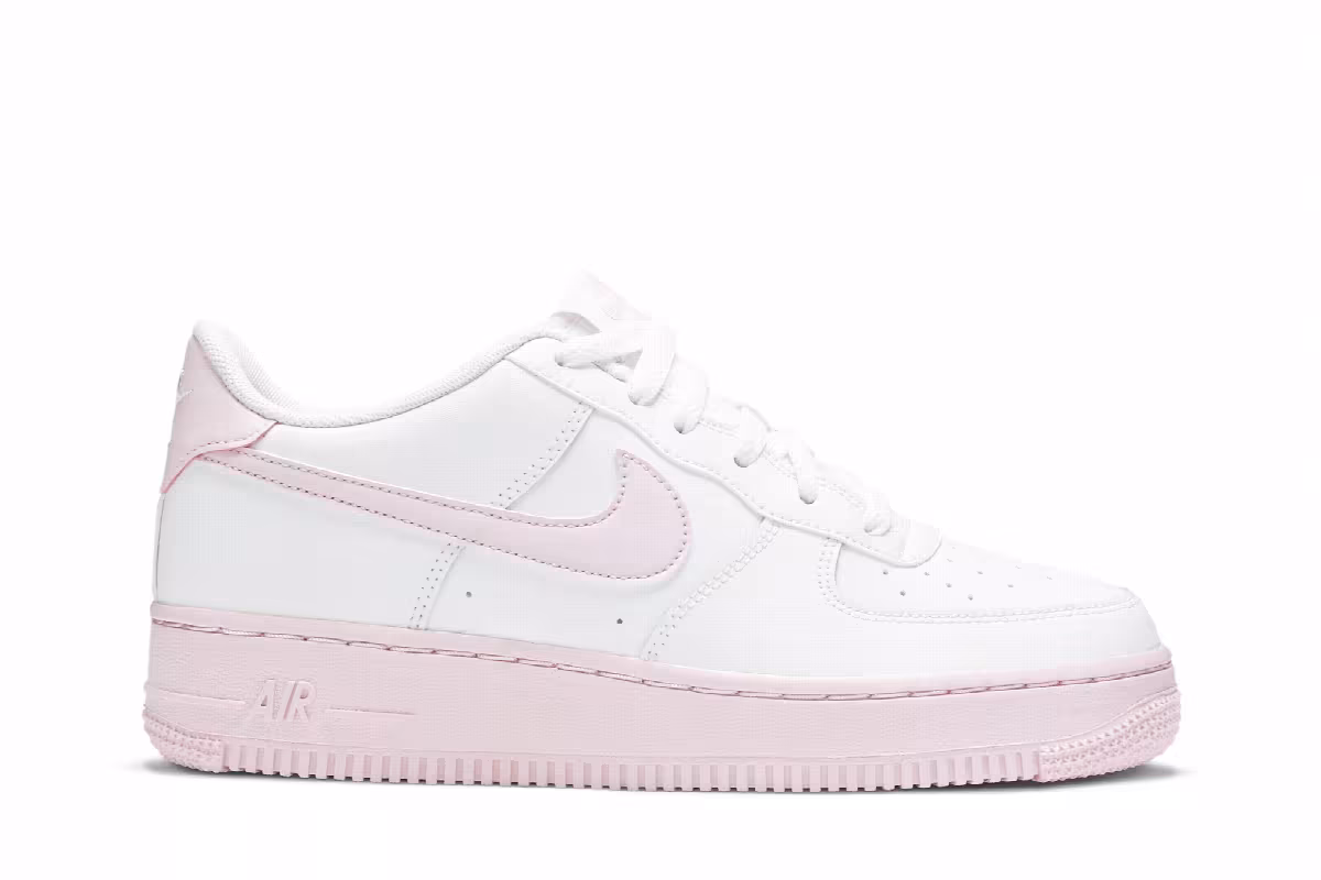Nike Air Force 1 GS White Pink Foam, view 2