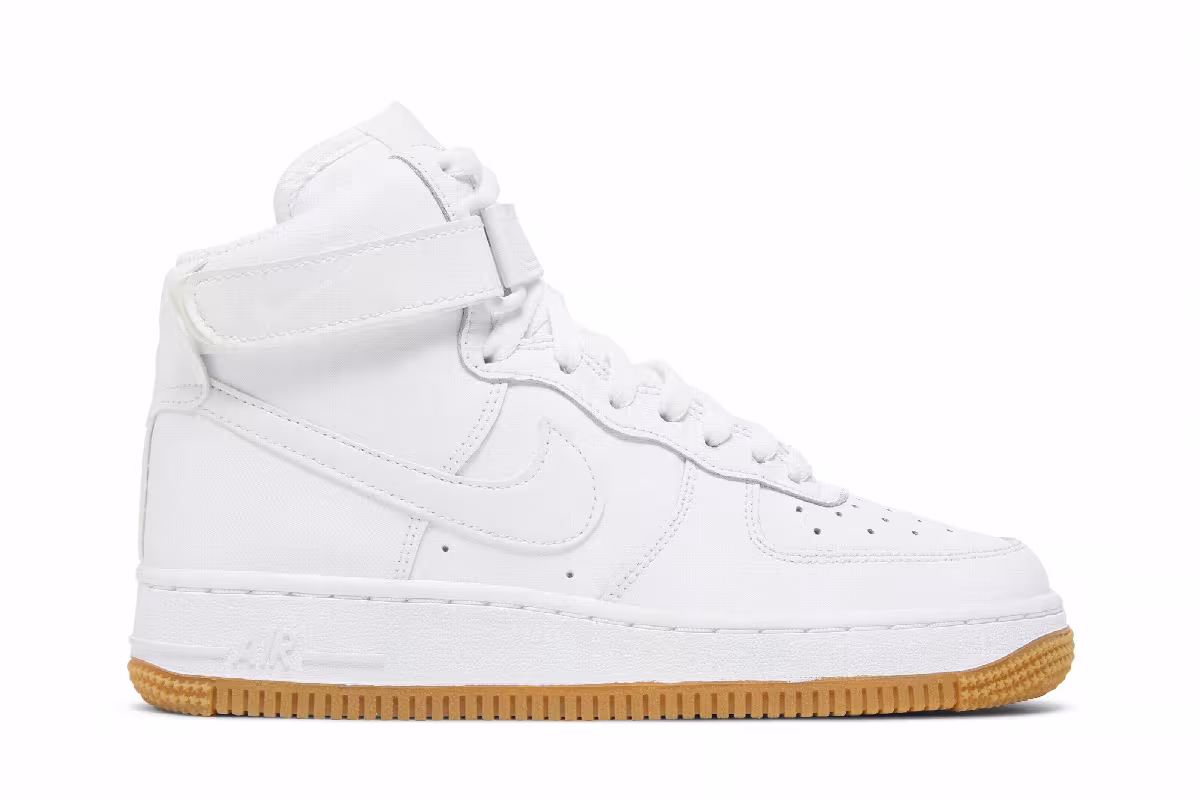 Nike Air Force 1 High GS White Gum, view 2