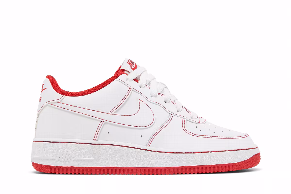 Nike Air Force 1 GS University Red, view 2