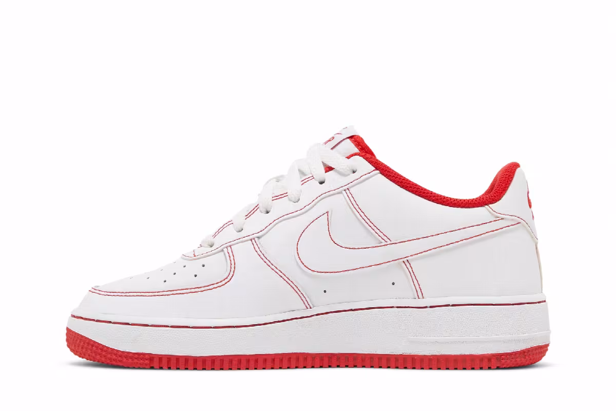 Nike Air Force 1 GS University Red, view 4
