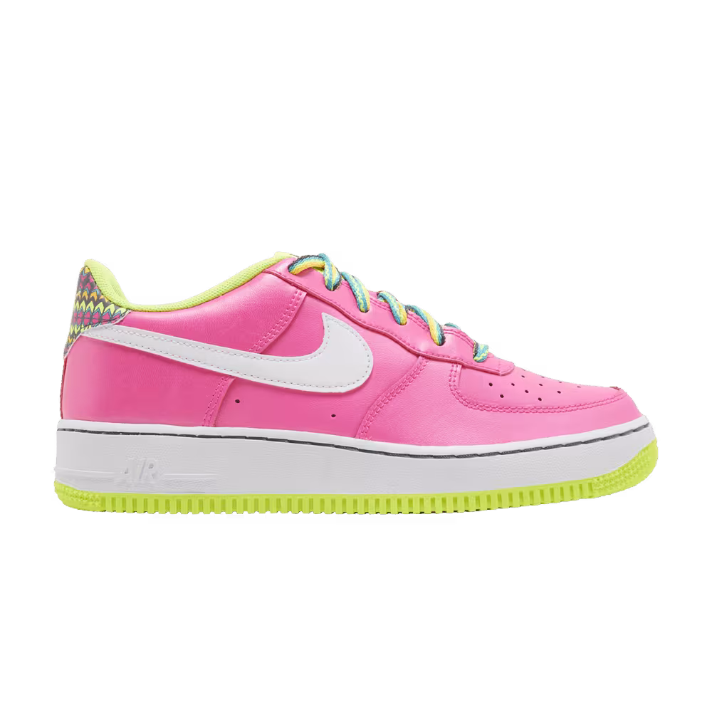 Nike Air Force 1 GS Pink Blast Volt