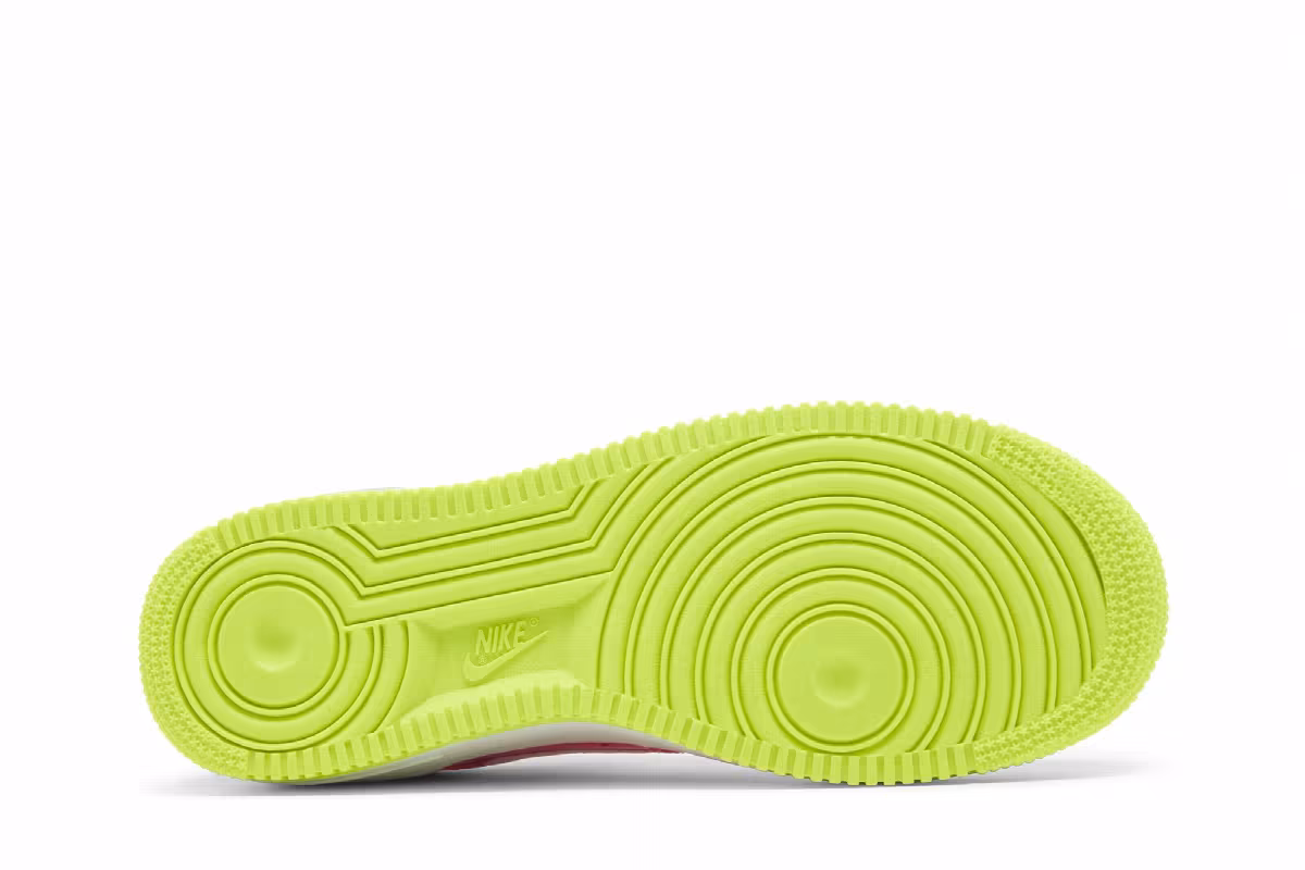 Nike Air Force 1 GS Pink Blast Volt, view 5