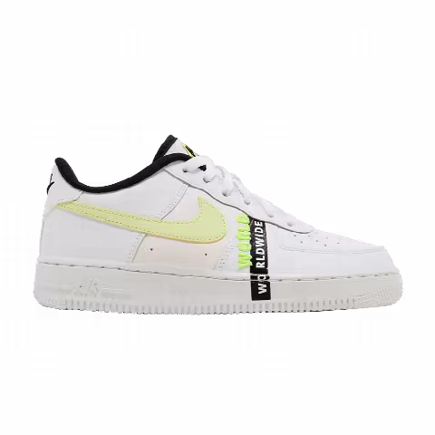 Nike Air Force 1 LV8 1 GS 'Worldwide Pack - White Barely Volt'