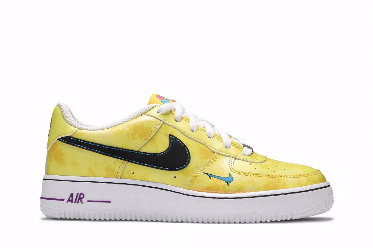 Nike Air Force 1 Low GS Peace, Love, and Basketball, view 2