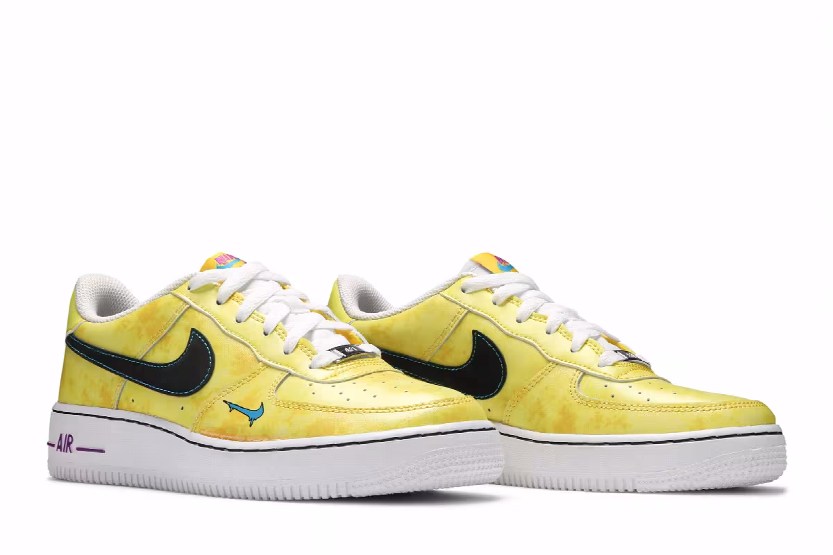 Nike Air Force 1 Low GS Peace, Love, and Basketball, view 9