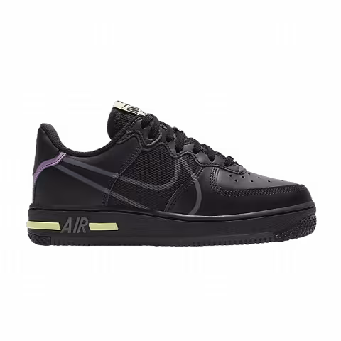 Nike Air Force 1 React GS 'Triple Black'