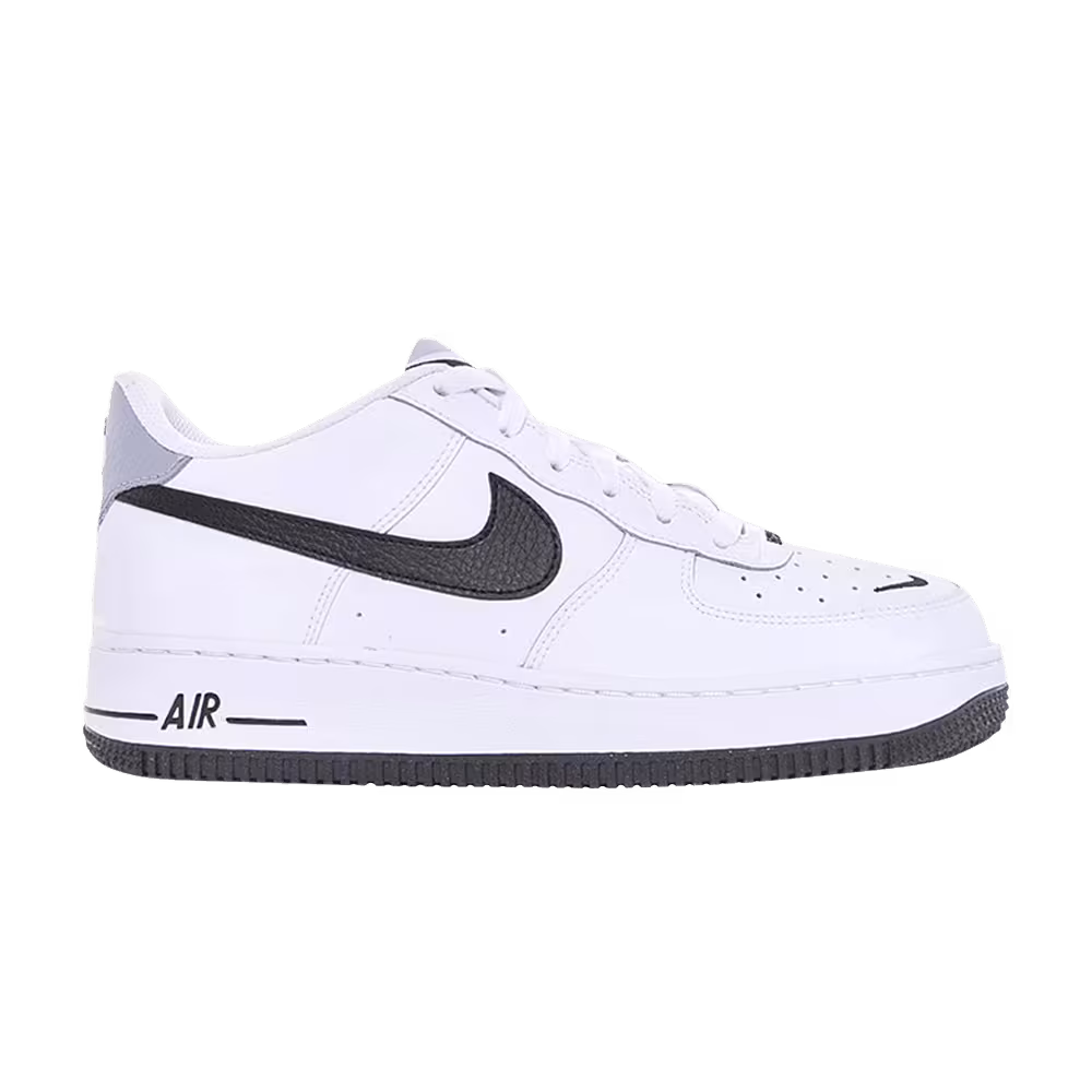 Nike Air Force 1 LV8 GS White Black Mini Swoosh