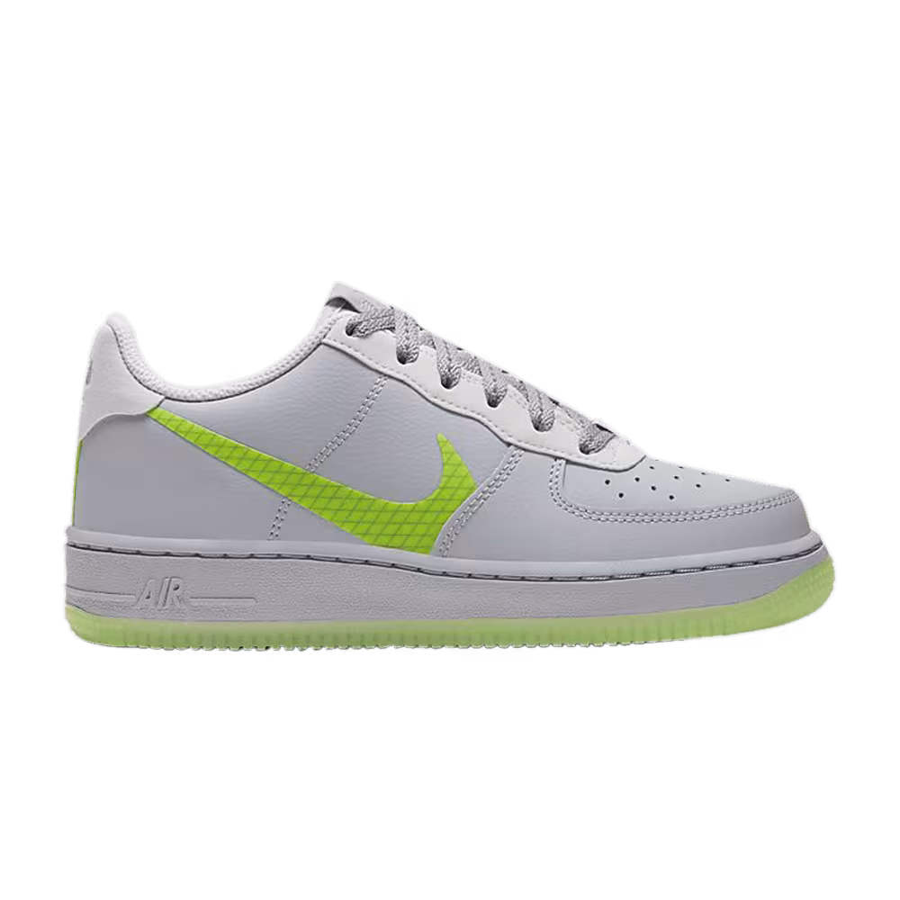Nike Air Force 1 LV8 3 GS Wolf Grey Ghost Green