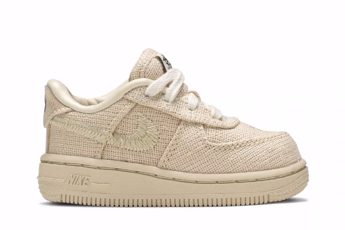 Nike Stussy x Air Force 1 Low TD Fossil, view 2
