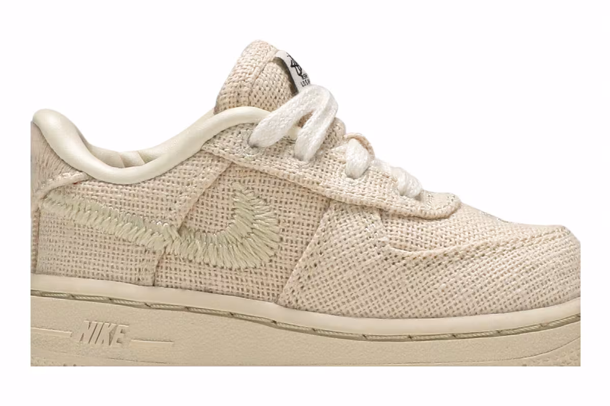 Nike Stussy x Air Force 1 Low TD Fossil, view 3